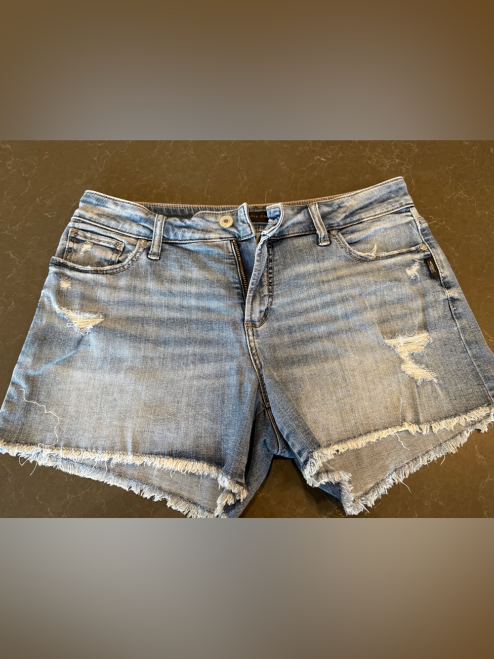 Silver Jeans - Suki fit - light blue denim shorts